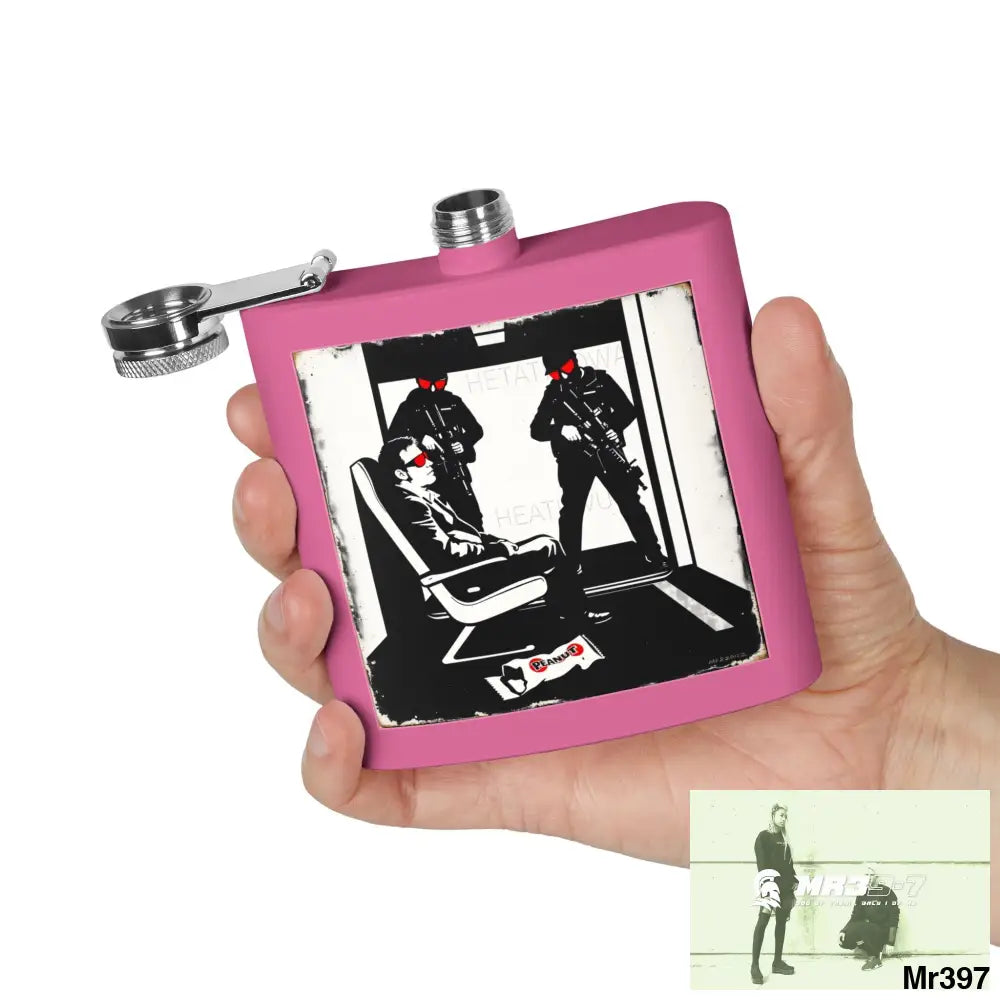 Escape From Hergest Heathrowi interception no 1 Stylish Stainless Steel Flask for Tea/ Coffee Lovers - 6oz Personalized