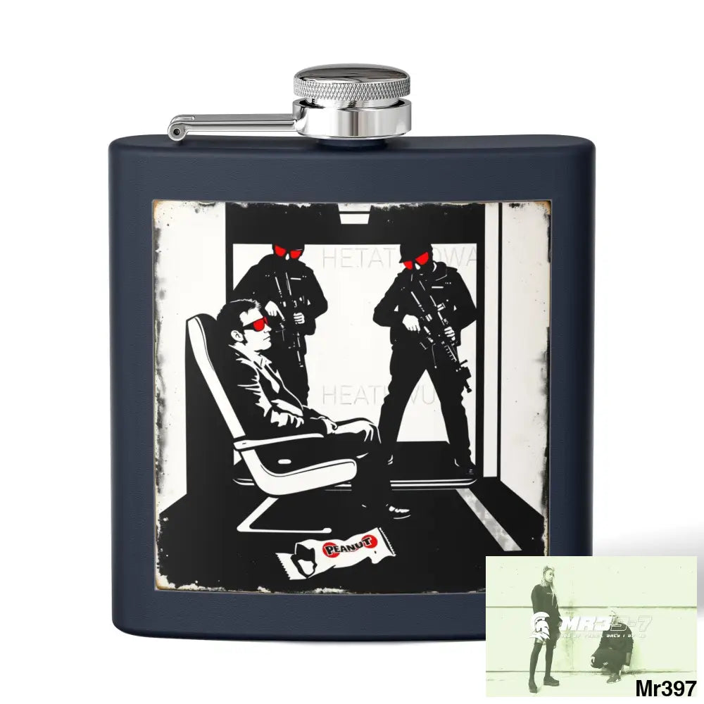 Escape From Hergest Heathrowi interception no 1 Stylish Stainless Steel Flask for Tea/ Coffee Lovers - 6oz Personalized