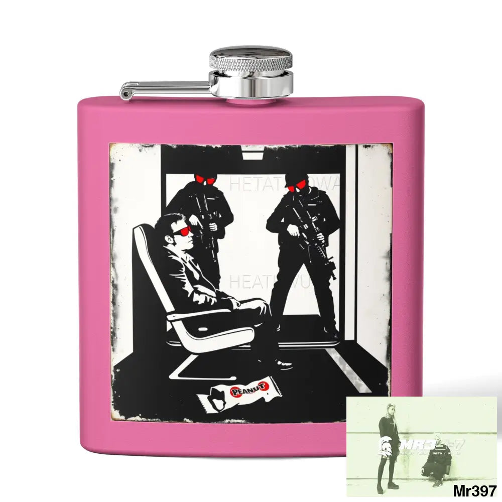 Escape From Hergest Heathrowi interception no 1 Stylish Stainless Steel Flask for Tea/ Coffee Lovers - 6oz Personalized