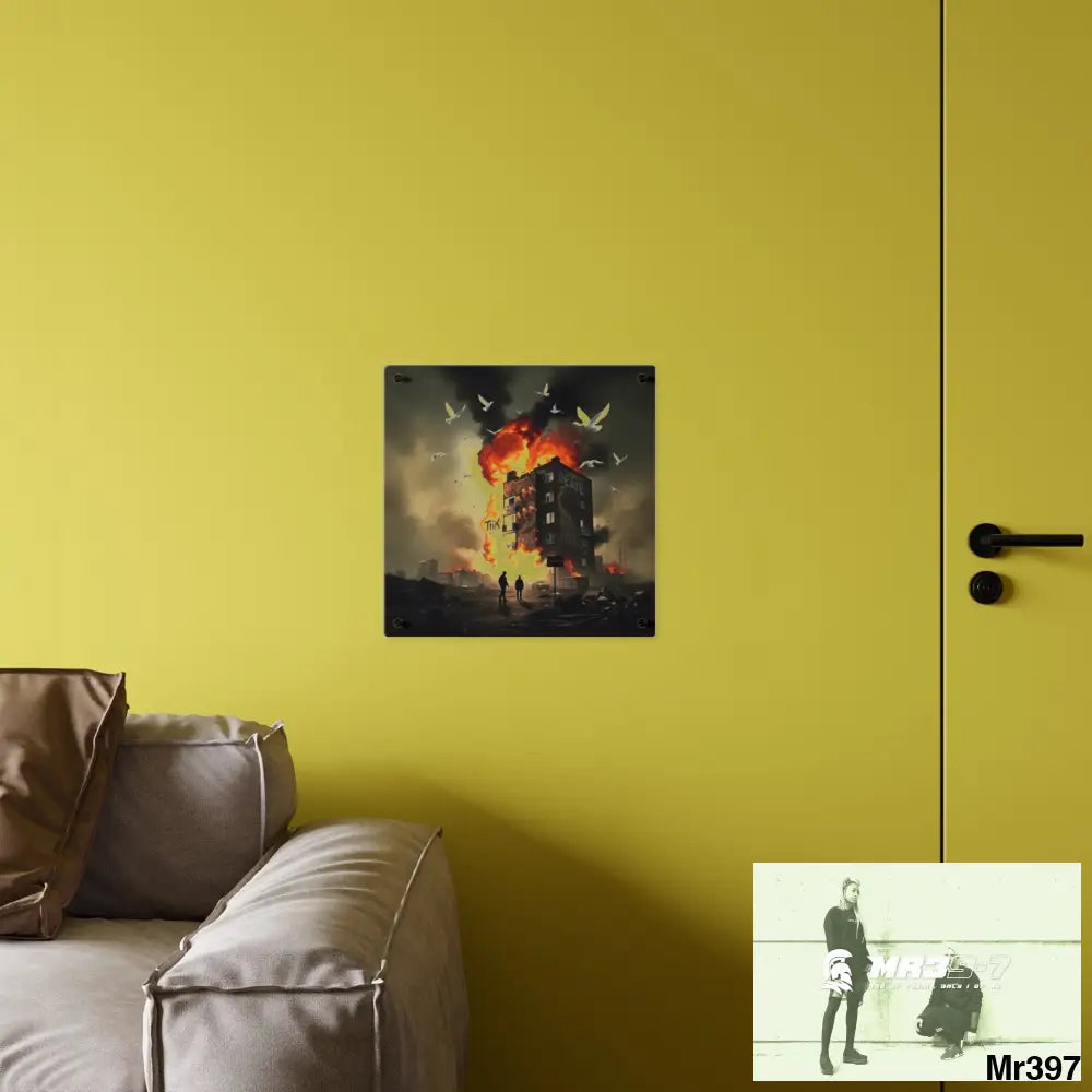 Escape from the block no 1 2628 days Death Flat Covert Failures Ltd Edition no 22 Acrylic Wall Art Panels Home Decor