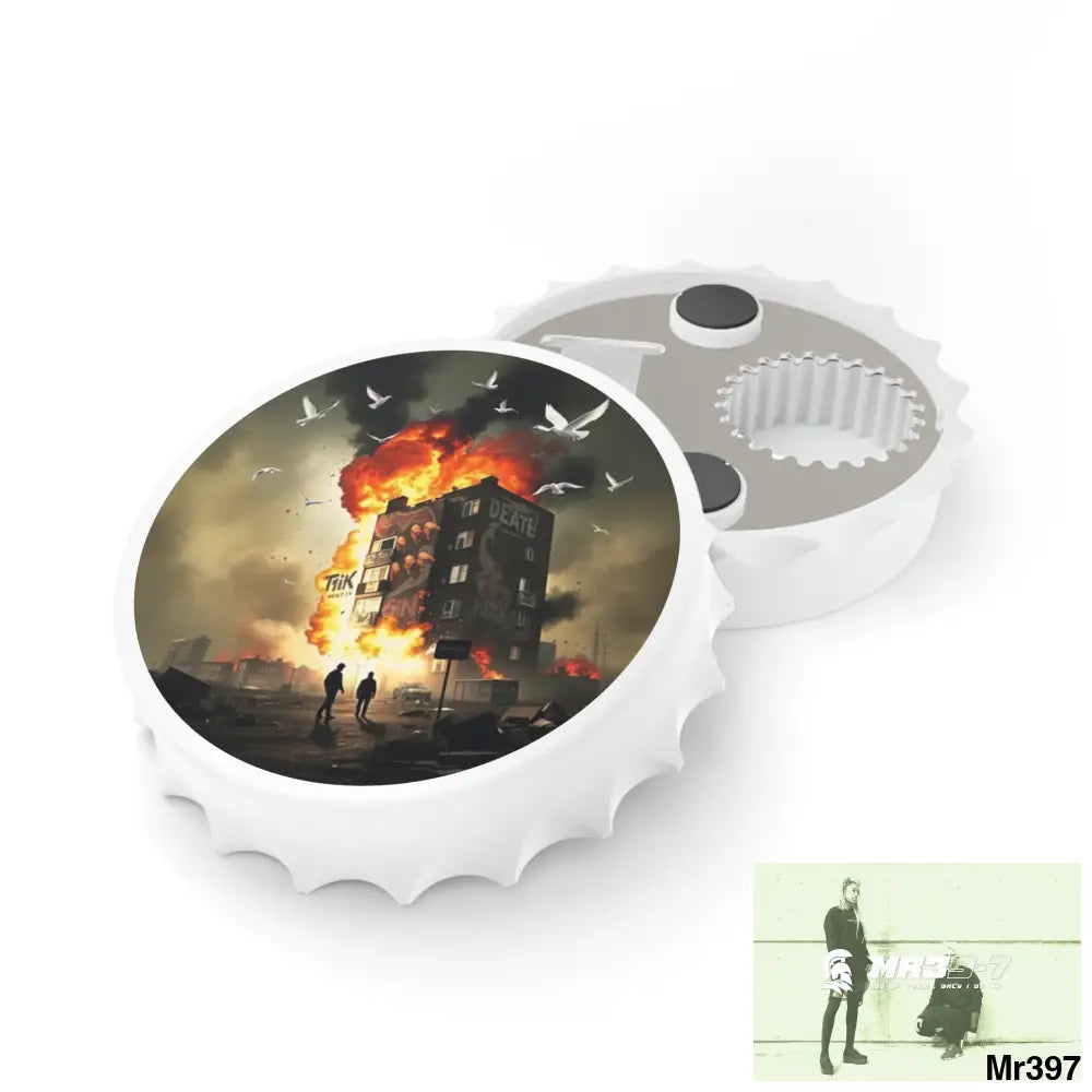 ESCAPE FROM THE BLOCK NO 1 2628 DAYS DEATH FLAT COVERT FAILURES LTD EDITION NO 22 Magnetic Bottle Opener One size