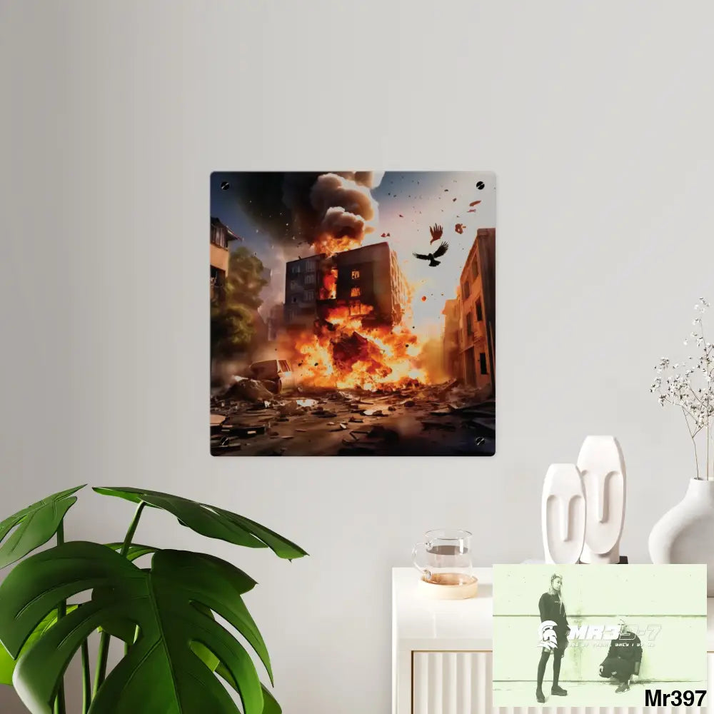 Escape from the block no 10 2628 days Death Flat Covert Failures Ltd Edition no 22 Acrylic Wall Art Panels Home Decor