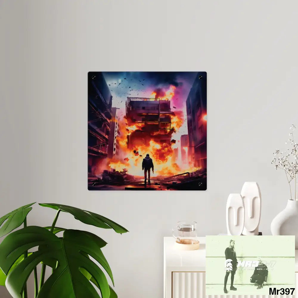 Escape from the block no 13 2628 days Death Flat Covert Failures Ltd Edition no 22 Acrylic Wall Art Panels Home Decor