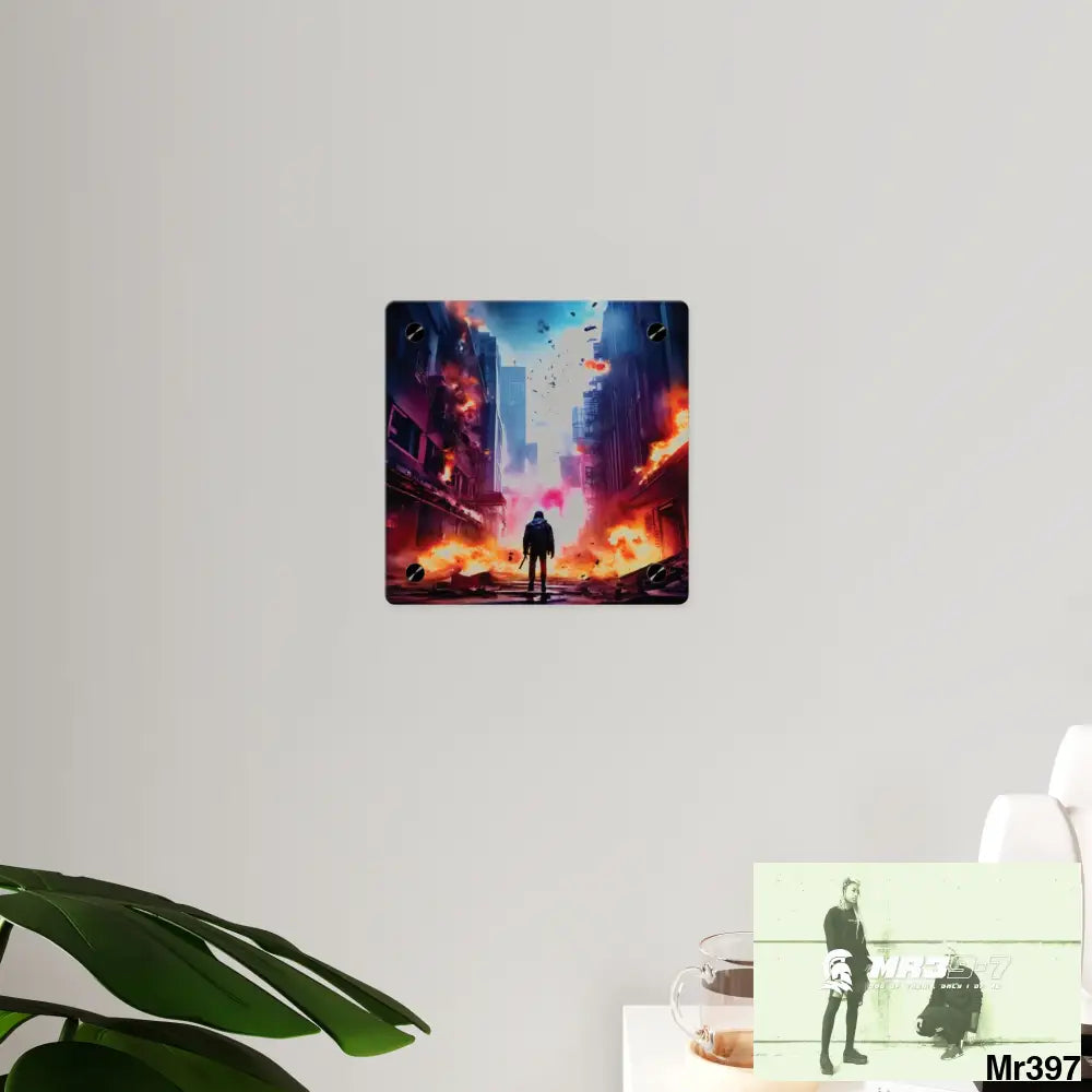 Escape from the block no 14 2628 days Death Flat Covert Failures Ltd Edition no 22 Acrylic Wall Art Panels Home Decor