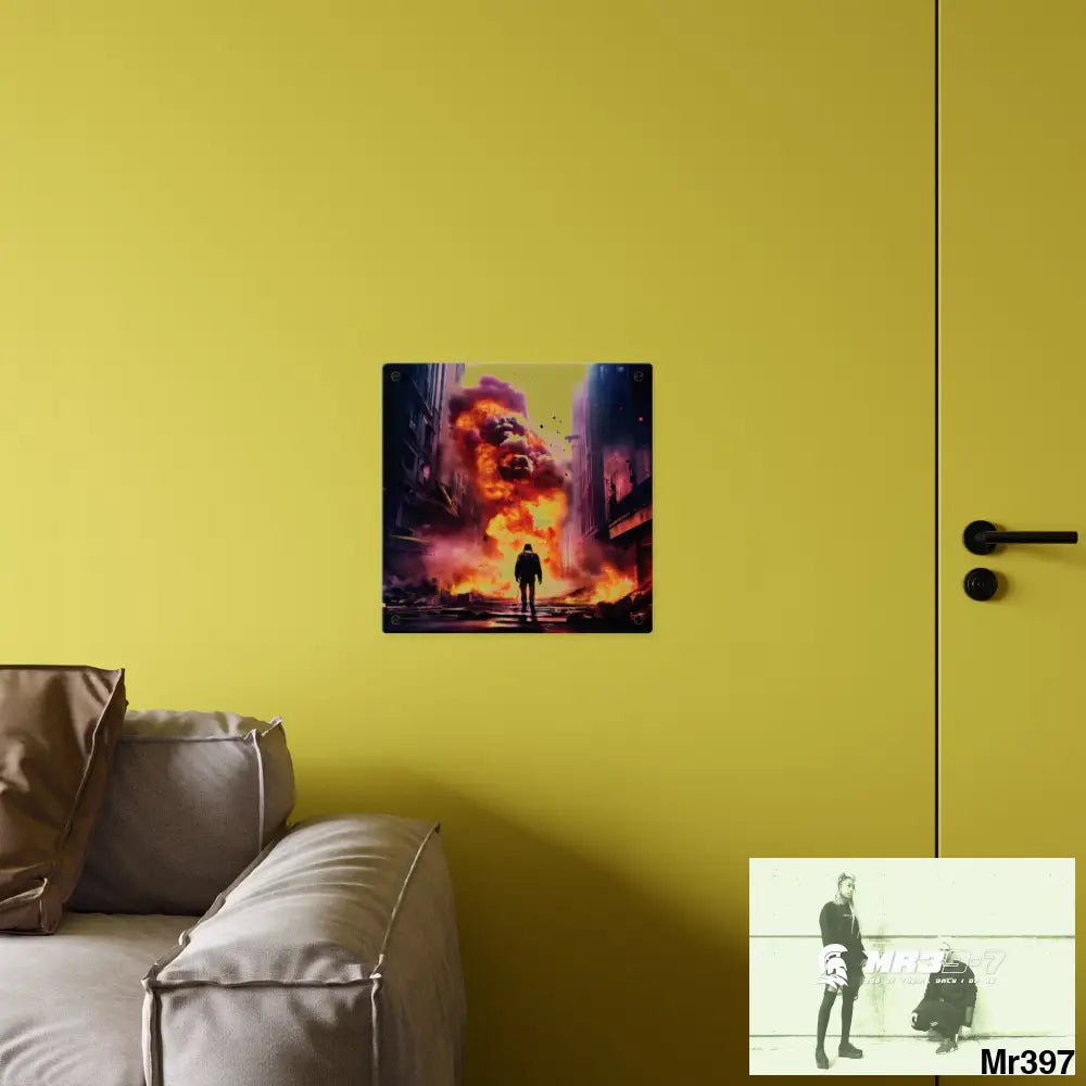 Escape from the block no 15 2628 days Death Flat Covert Failures Ltd Edition no 22 Acrylic Wall Art Panels Home Decor