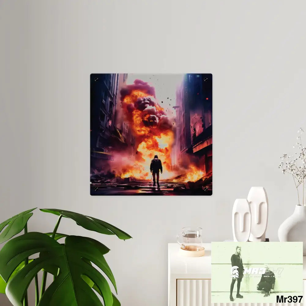 Escape from the block no 15 2628 days Death Flat Covert Failures Ltd Edition no 22 Acrylic Wall Art Panels Home Decor