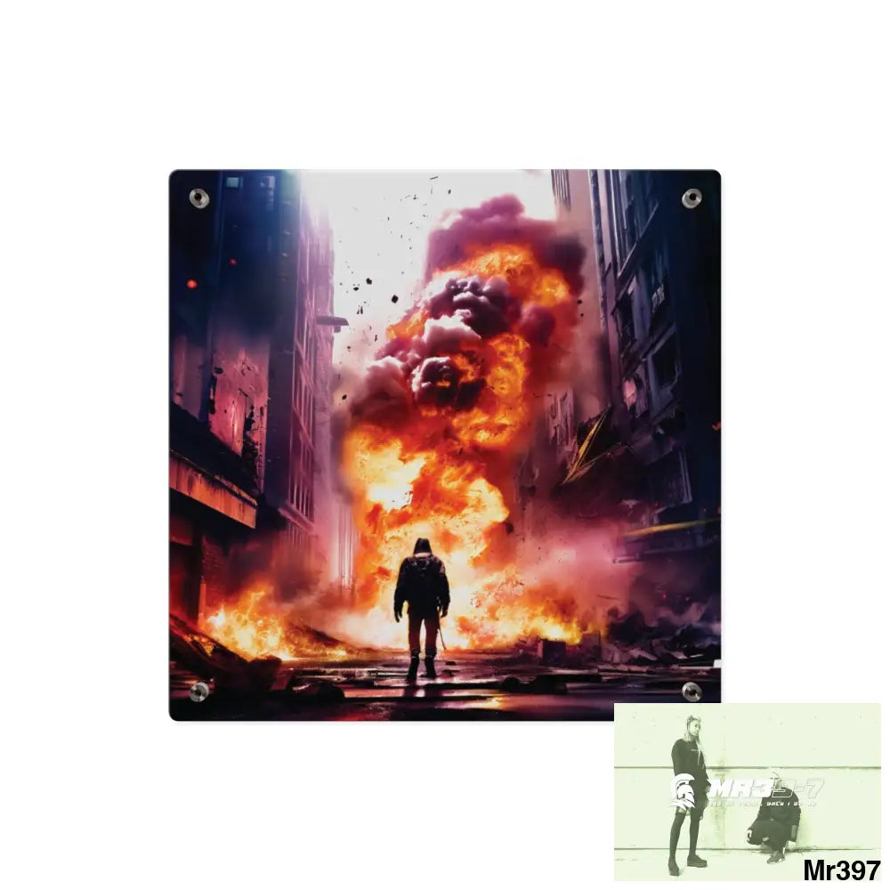 Escape from the block no 15 2628 days Death Flat Covert Failures Ltd Edition no 22 Acrylic Wall Art Panels Home Decor