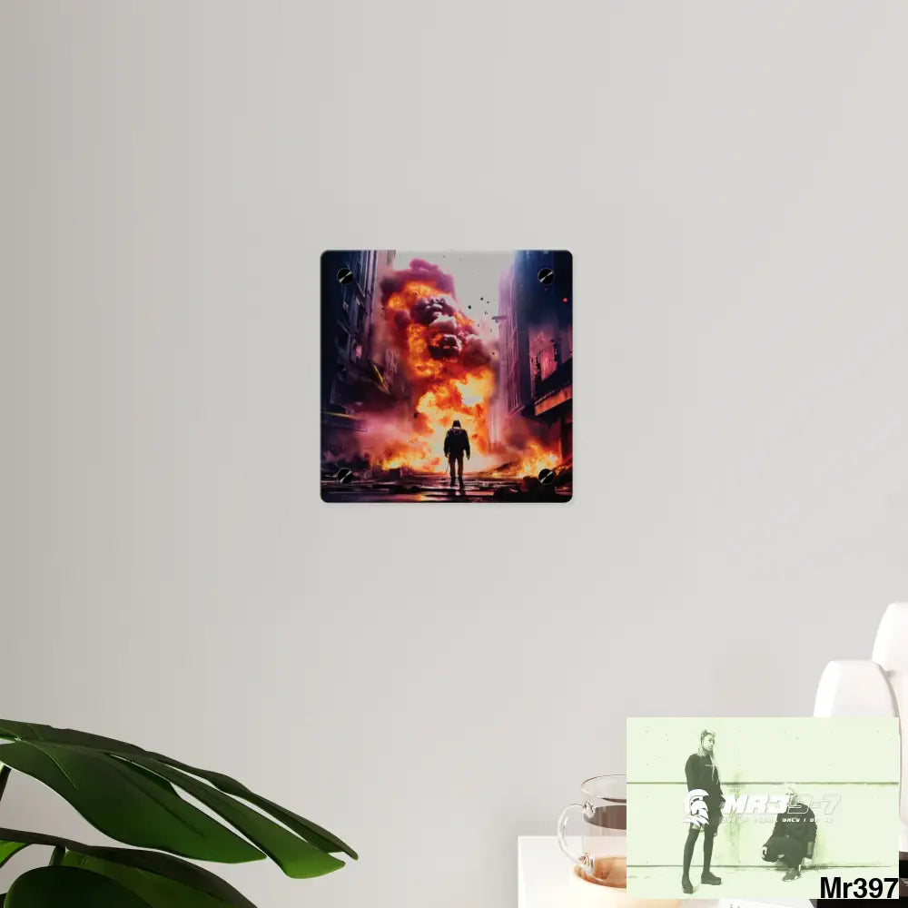 Escape from the block no 15 2628 days Death Flat Covert Failures Ltd Edition no 22 Acrylic Wall Art Panels Home Decor