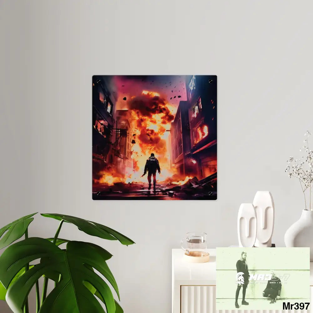 Escape from the block no 16 2628 days Death Flat Covert Failures Ltd Edition no 22 Acrylic Wall Art Panels Home Decor