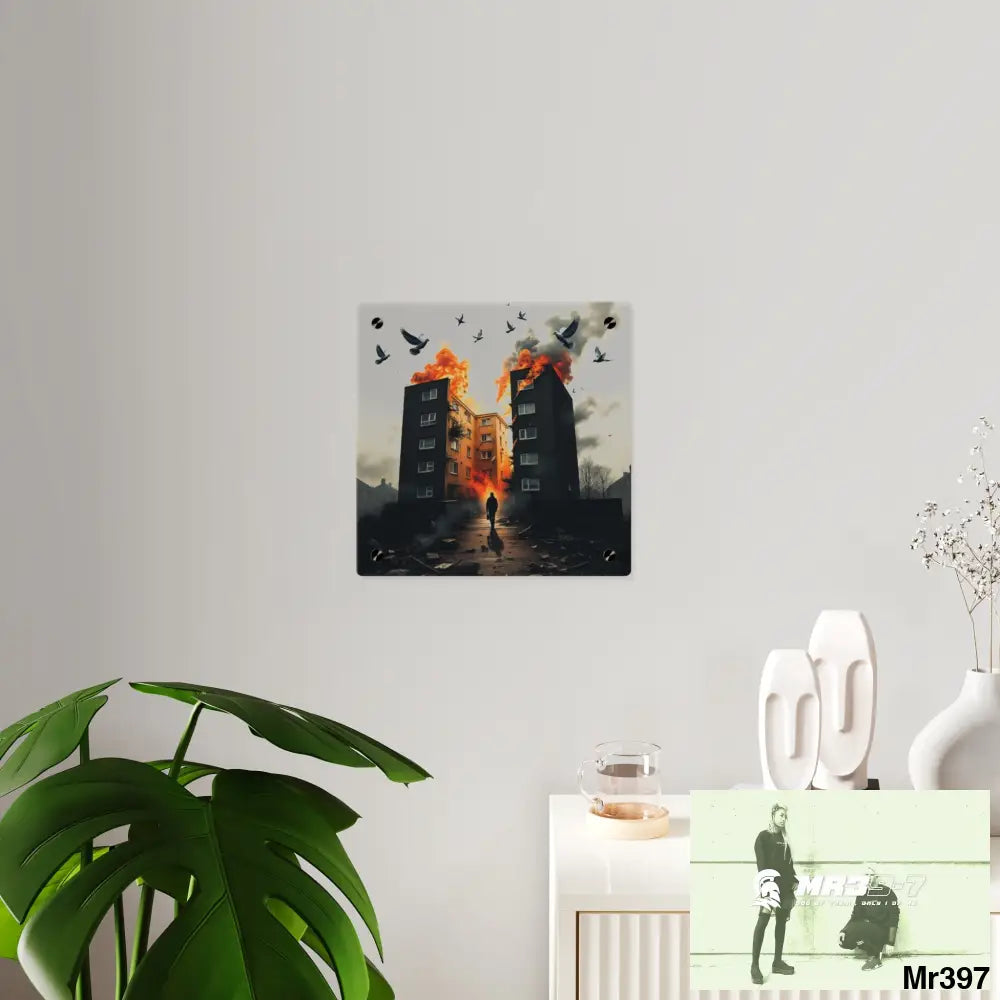 Escape from the block no 2 2628 days Death Flat Covert Failures Ltd Edition no 22 Acrylic Wall Art Panels Home Decor