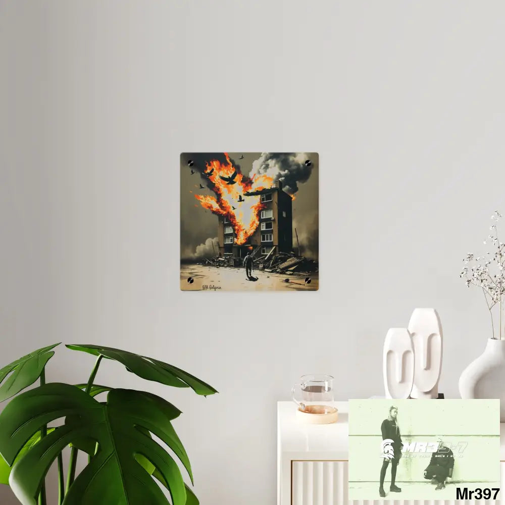 Escape from the block no 3 2628 days Death Flat Covert Failures Ltd Edition no 22 Acrylic Wall Art Panels Home Decor