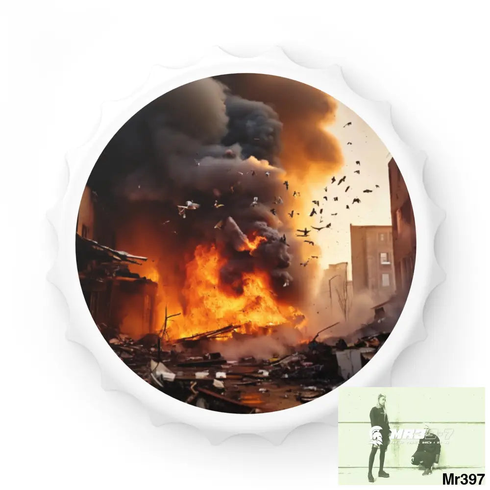 ESCAPE FROM THE BLOCK NO 3 2628 DAYS DEATH FLAT COVERT FAILURES LTD EDITION NO 22 Magnetic Bottle Opener One size