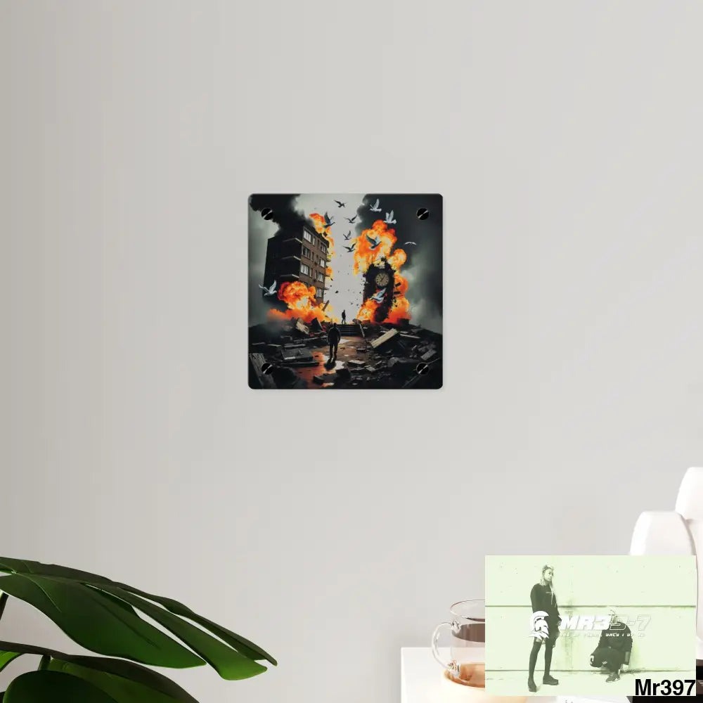 Escape from the block no 4 2628 days Death Flat Covert Failures Ltd Edition no 22 Acrylic Wall Art Panels Home Decor