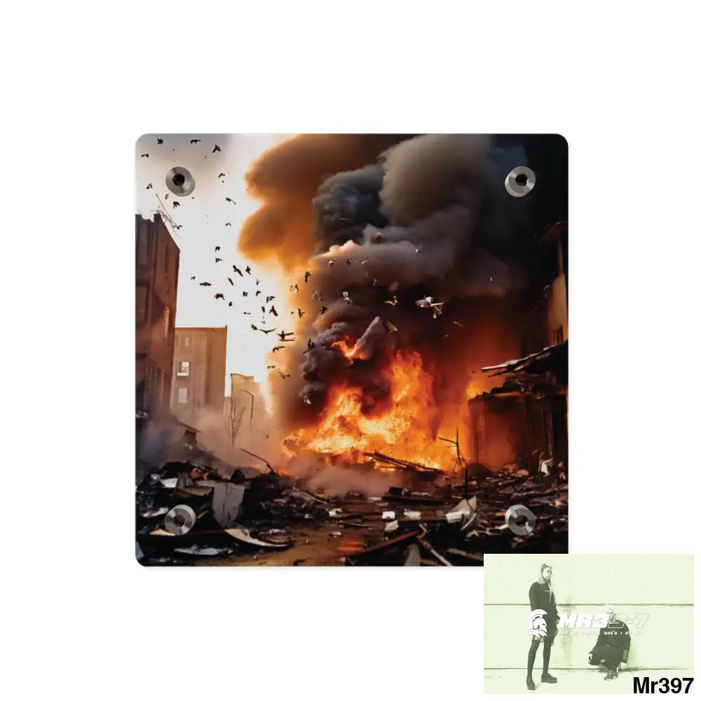 Escape from the block no 5 2628 days Death Flat Covert Failures Ltd Edition no 22 Acrylic Wall Art Panels Home Decor