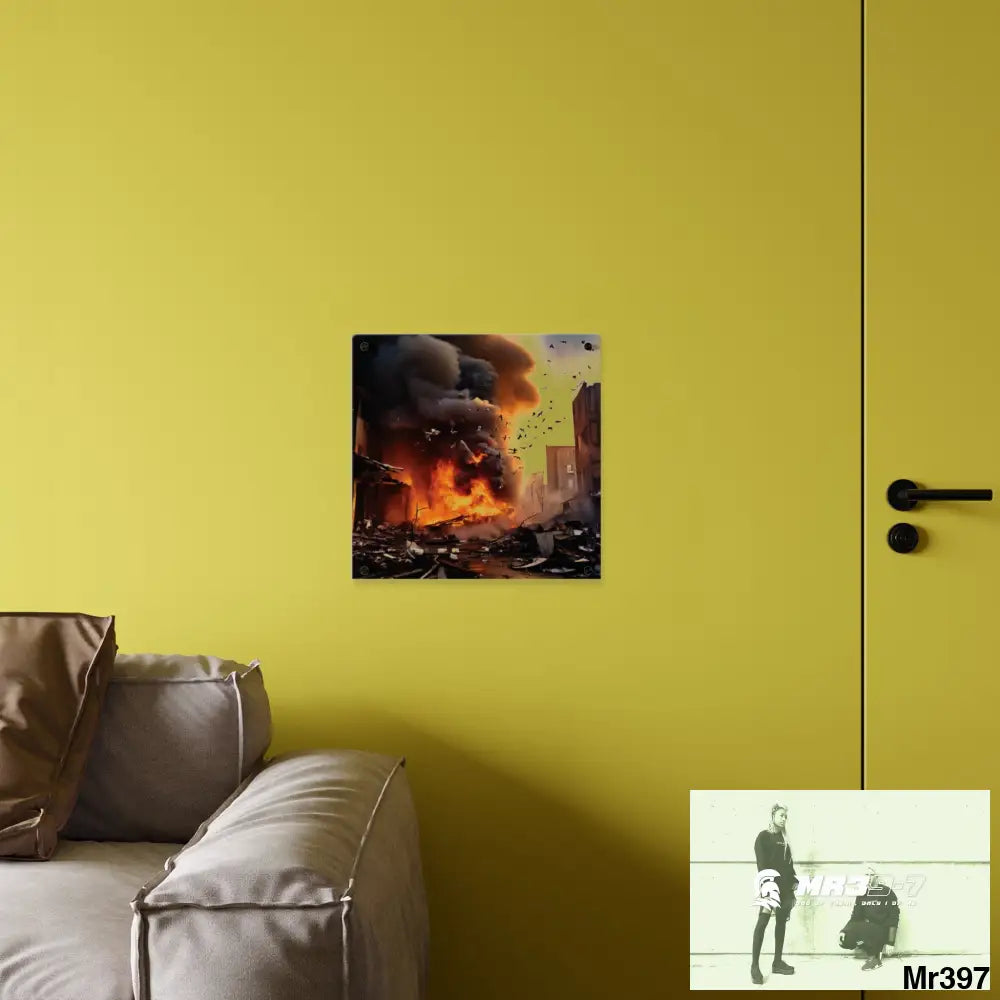 Escape from the block no 5 2628 days Death Flat Covert Failures Ltd Edition no 22 Acrylic Wall Art Panels Home Decor