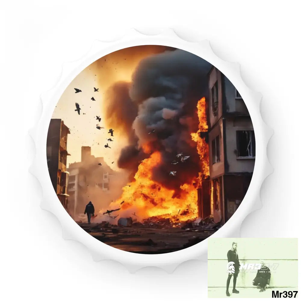 ESCAPE FROM THE BLOCK NO 6 2628 DAYS DEATH FLAT COVERT FAILURES LTD EDITION NO 22 Magnetic Bottle Opener One size