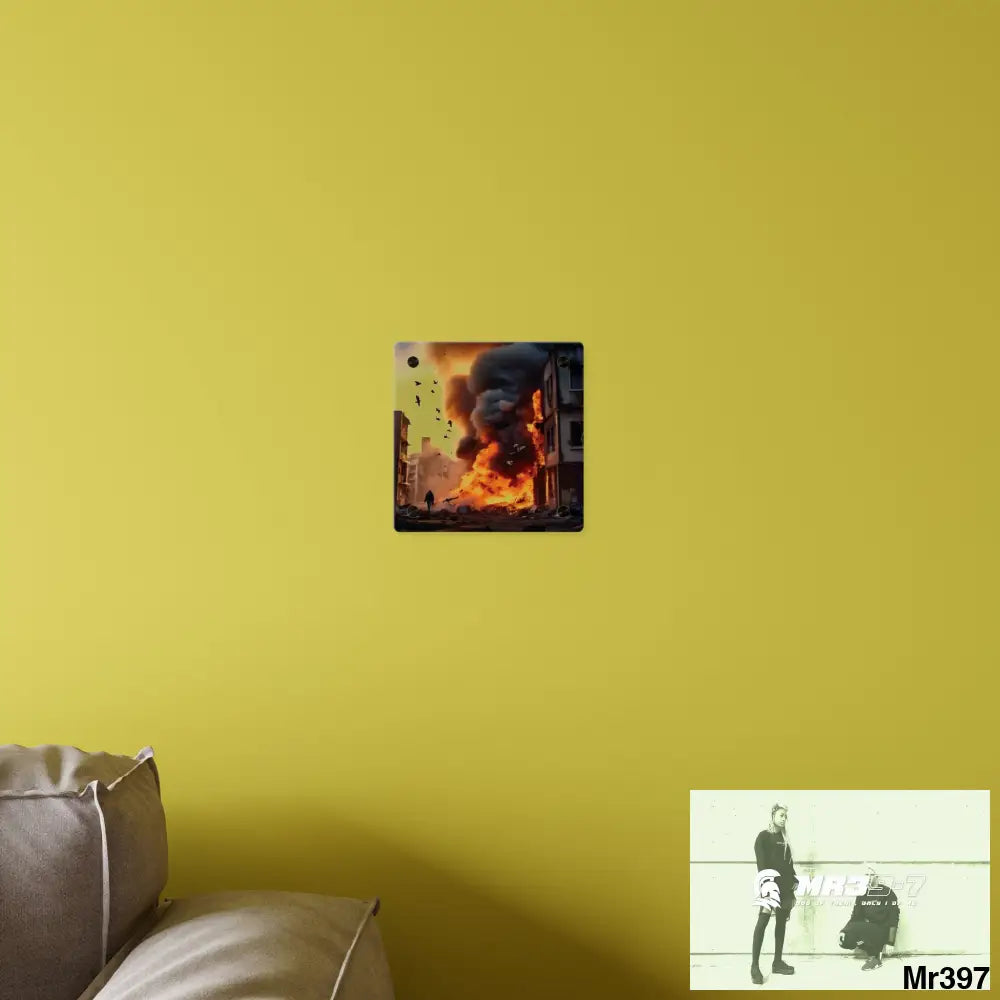 Escape from the block no 7 2628 days Death Flat Covert Failures Ltd Edition no 22 Acrylic Wall Art Panels Home Decor