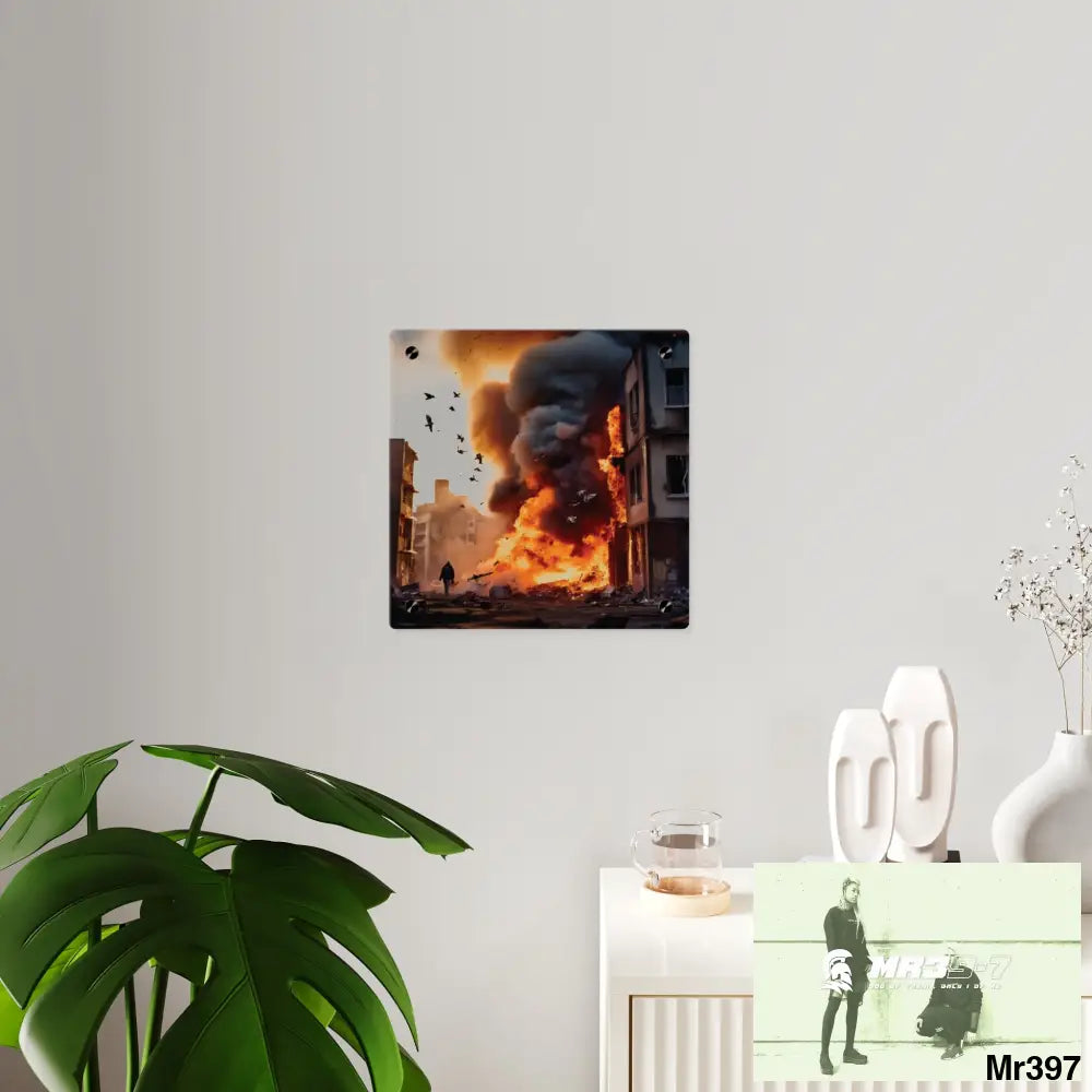 Escape from the block no 7 2628 days Death Flat Covert Failures Ltd Edition no 22 Acrylic Wall Art Panels Home Decor