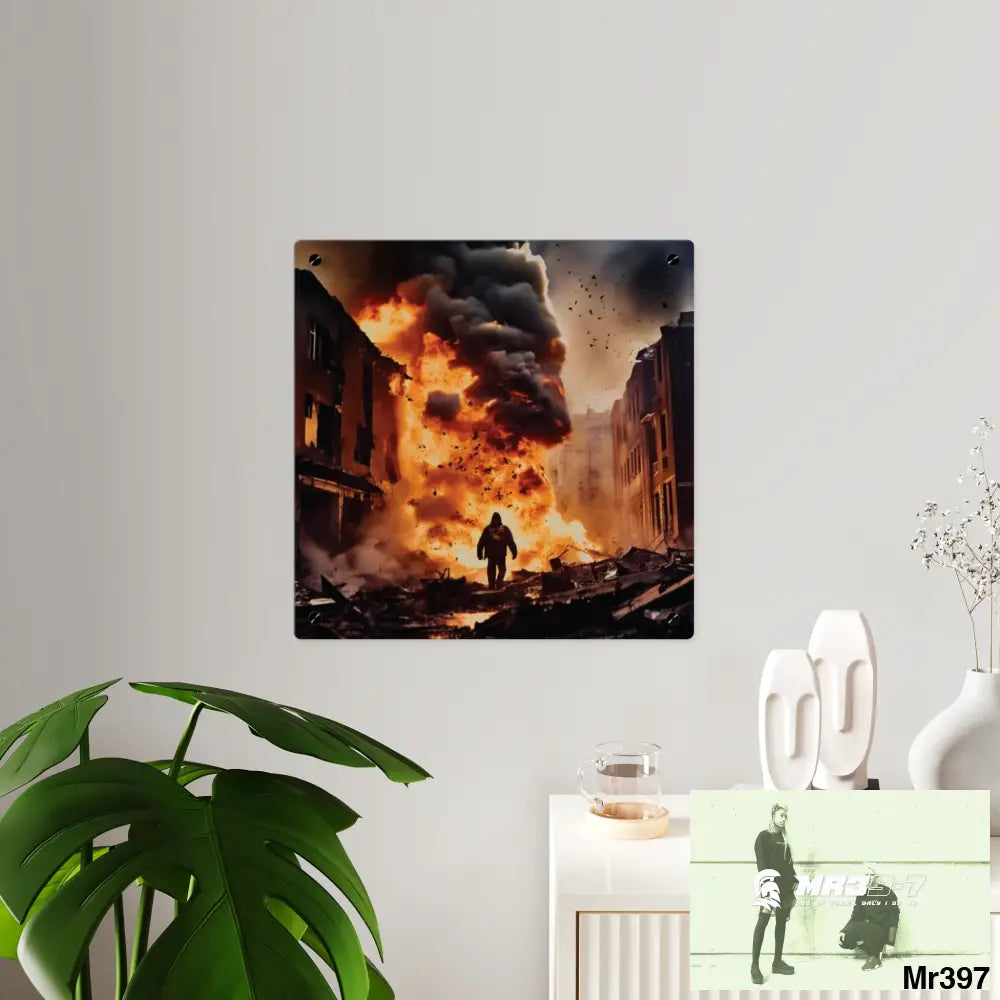 Escape from the block no 8 2628 days Death Flat Covert Failures Ltd Edition no 22 Acrylic Wall Art Panels Home Decor