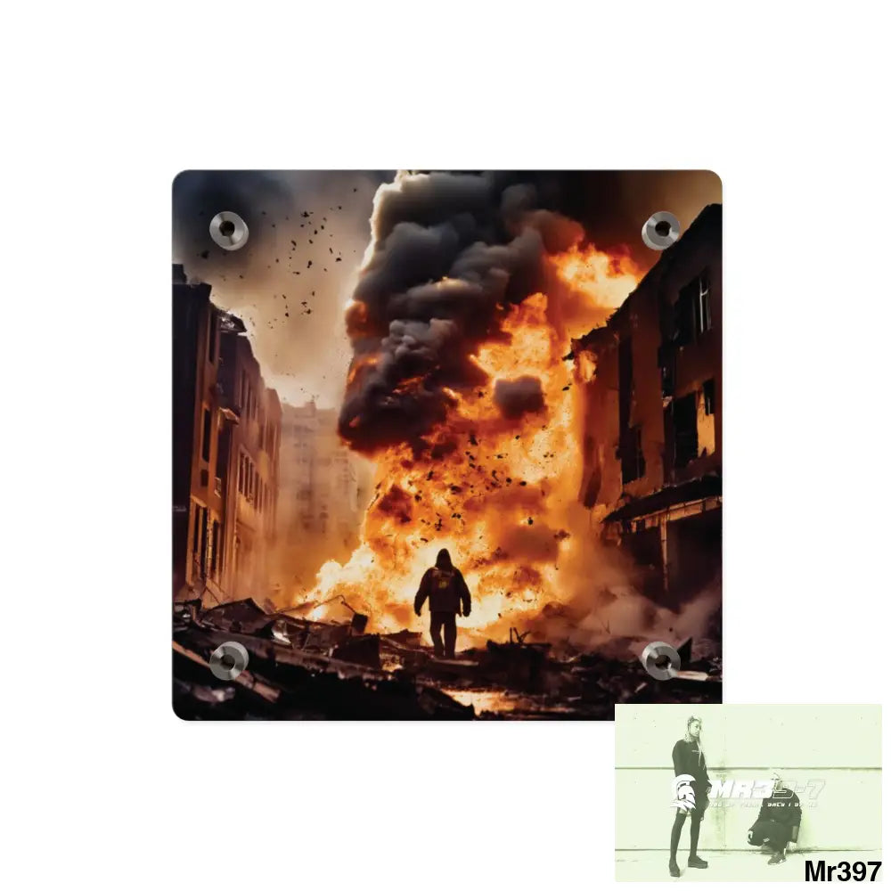 Escape from the block no 8 2628 days Death Flat Covert Failures Ltd Edition no 22 Acrylic Wall Art Panels Home Decor