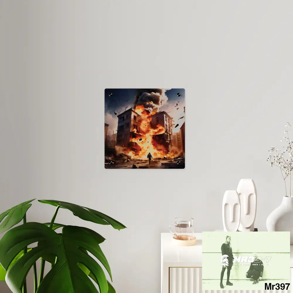 Escape from the block no 9 2628 days Death Flat Covert Failures Ltd Edition no 22 Acrylic Wall Art Panels Home Decor