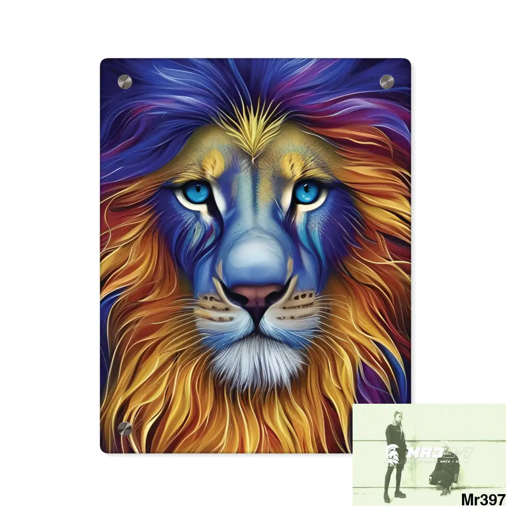 Extremely Detailed 32k High Resolution Vibrant Majestic Abstract 4d Small Graphic Acrylic Wall Art Panels 11″ x 14″