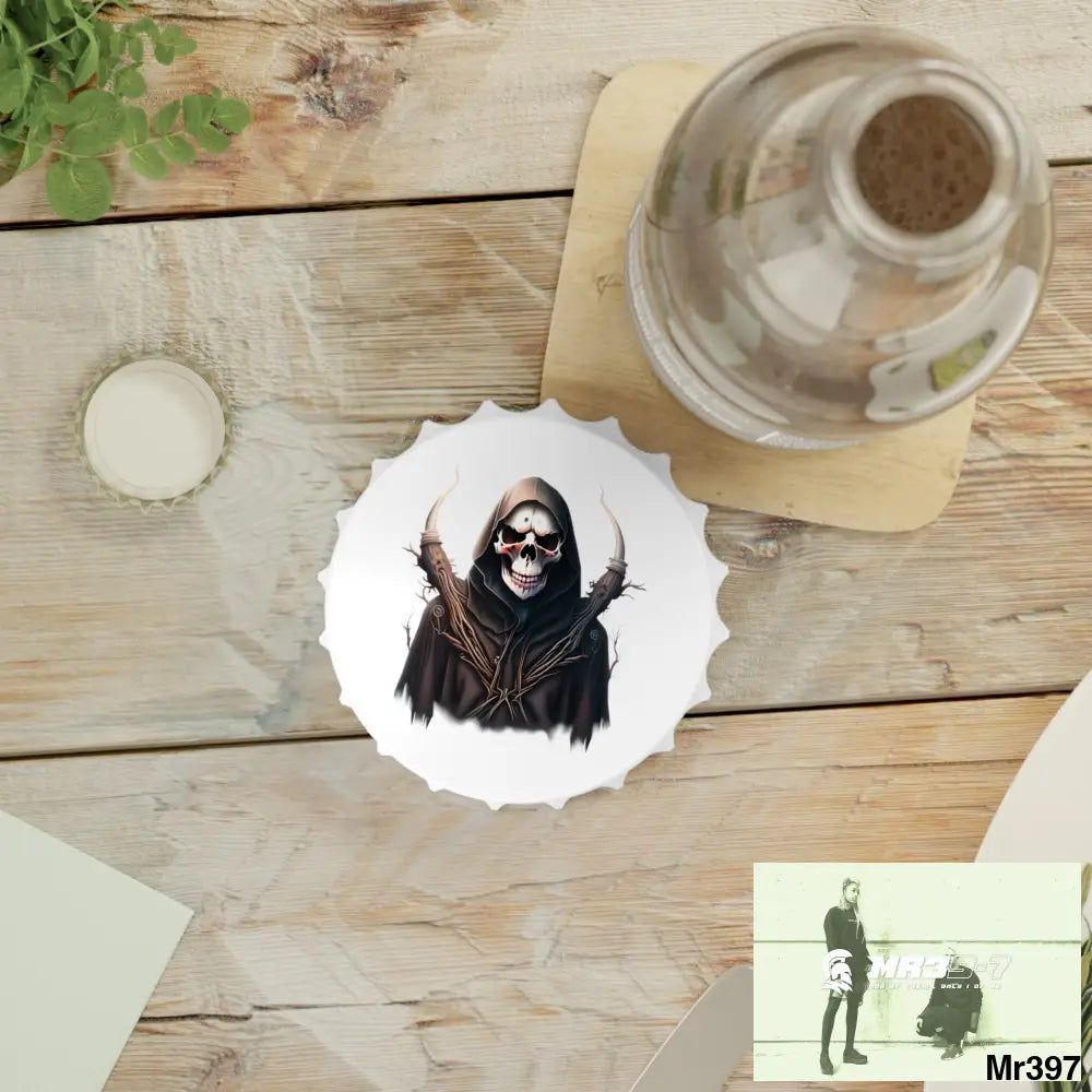 f Reaper Magnetic Bottle Opener One size / White Accessories