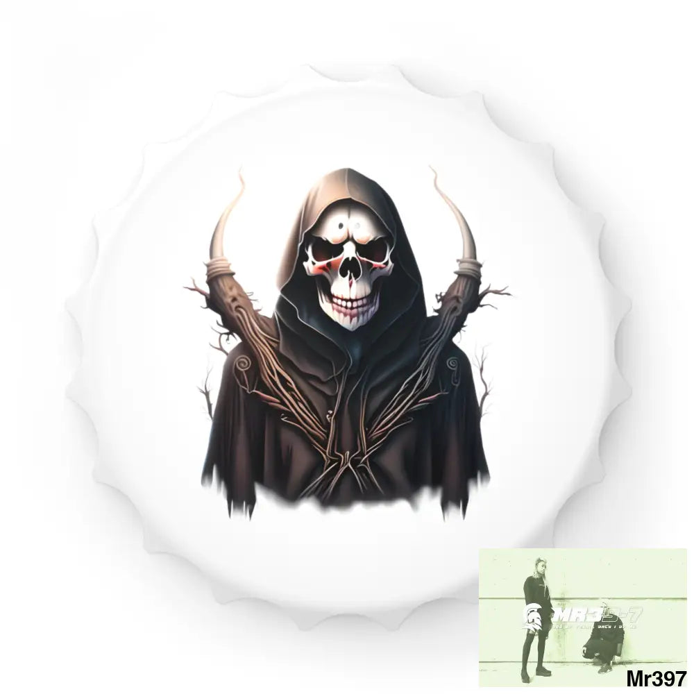 f Reaper Magnetic Bottle Opener One size / White Accessories