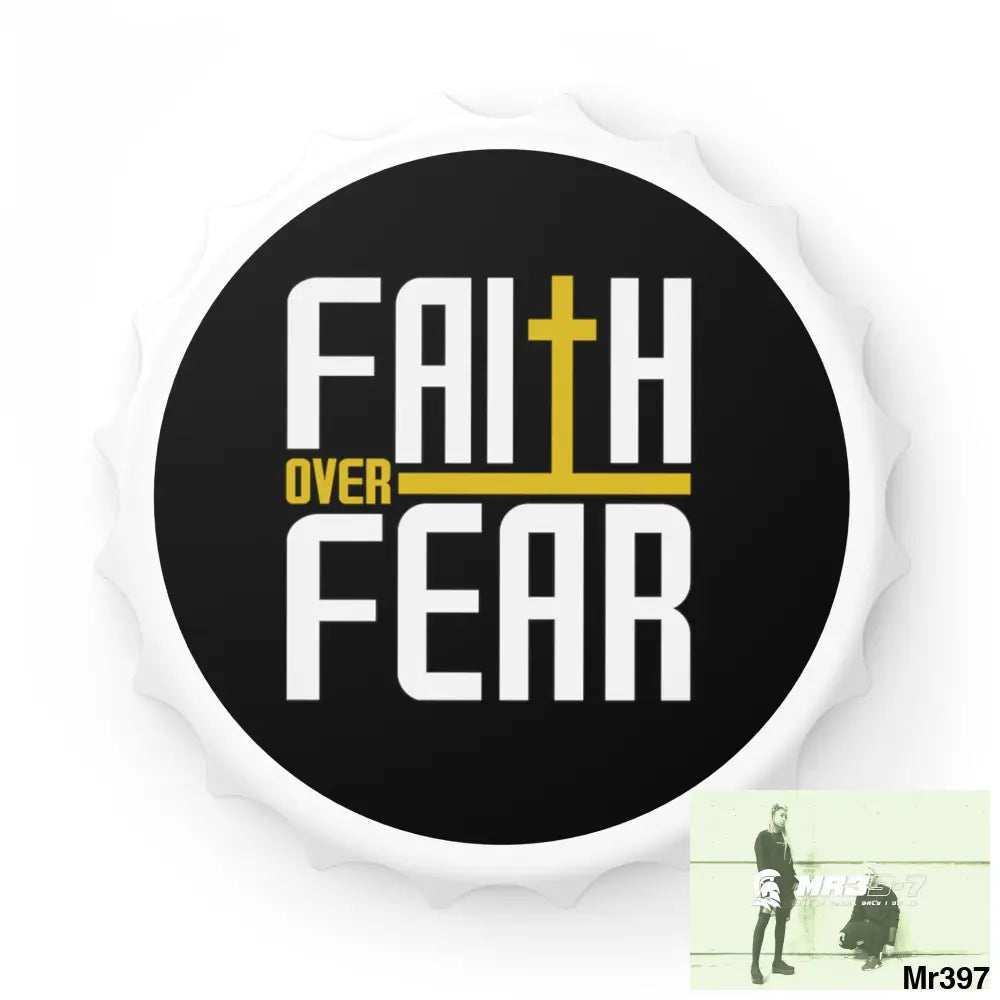 Faith over fear Edition Bottle Opener One size / White Accessories