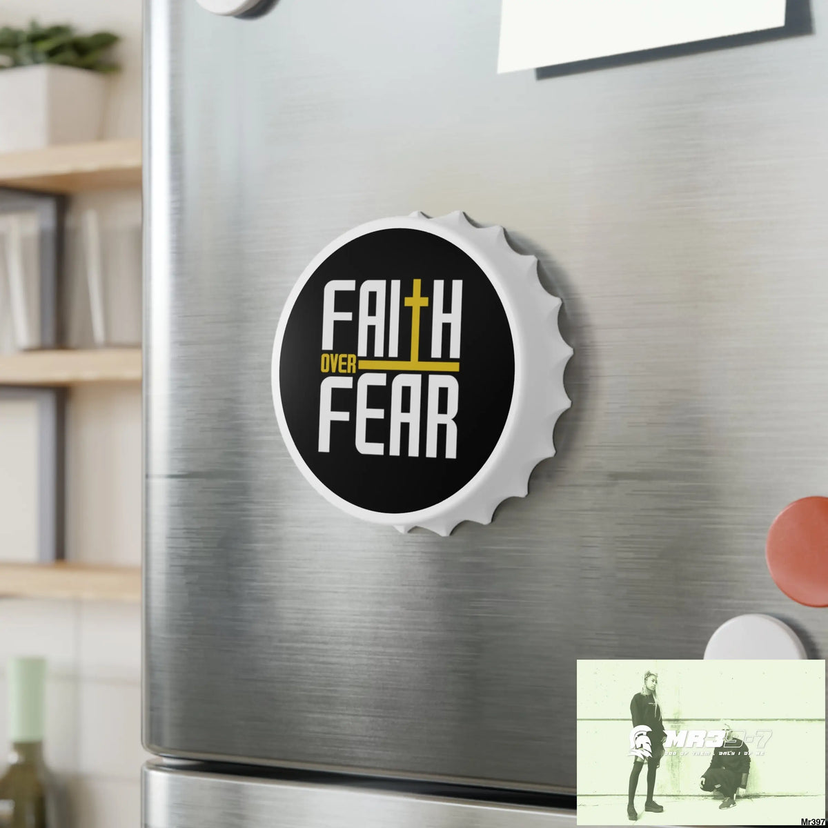 Faith over fear Edition Bottle Opener One size / White Accessories
