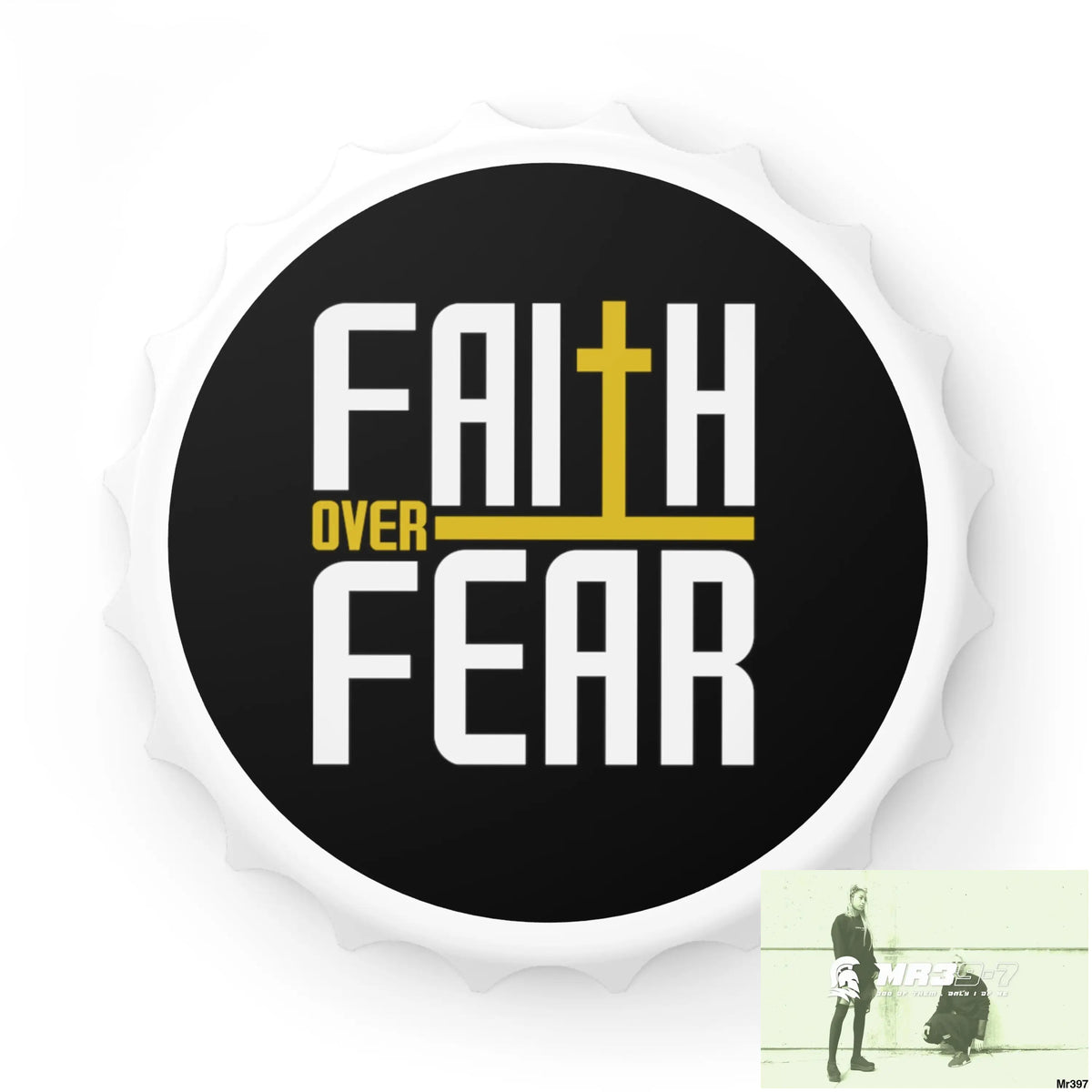 Faith over fear Edition Bottle Opener One size / White Accessories