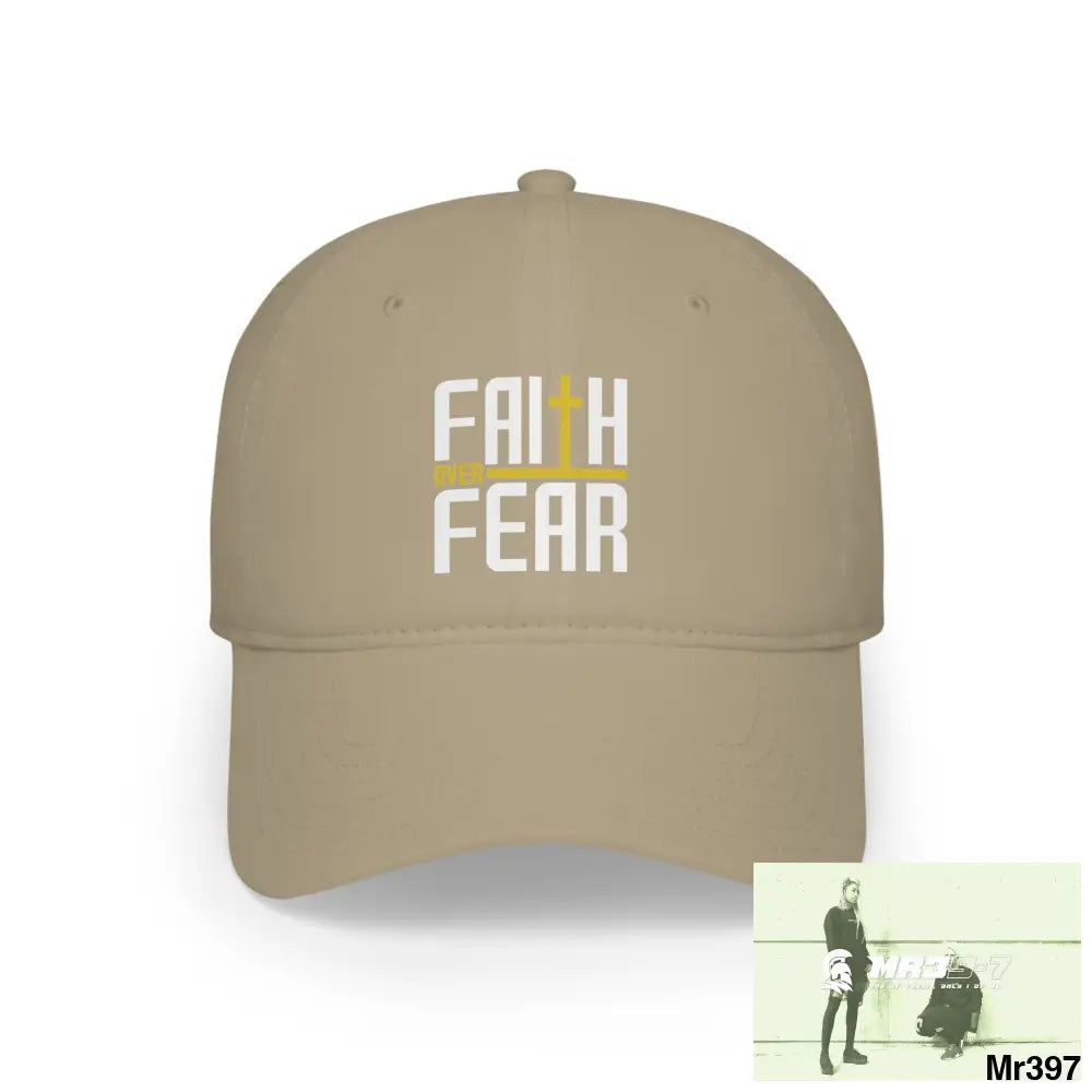 Faith overfear Low Profile Baseball cap Khaki / One size Hats