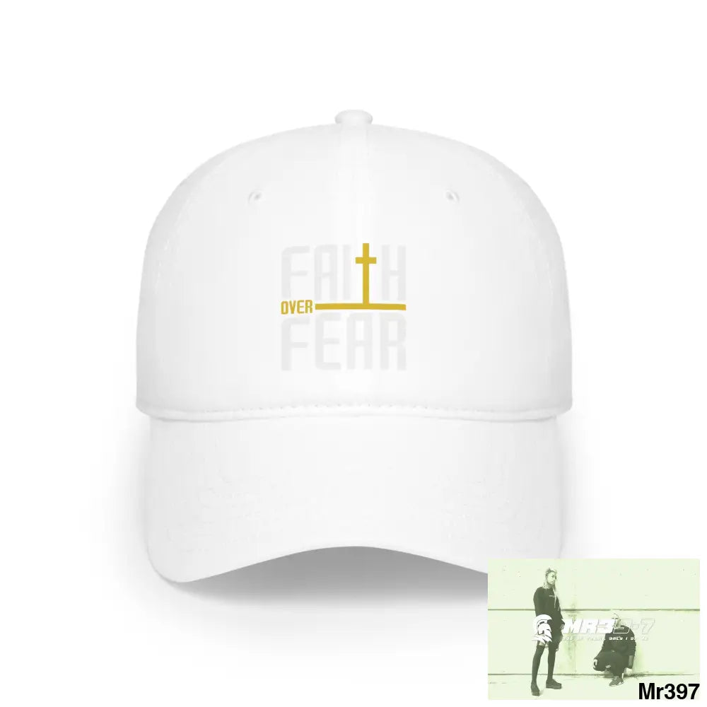 Faith overfear Low Profile Baseball cap White / One size Hats