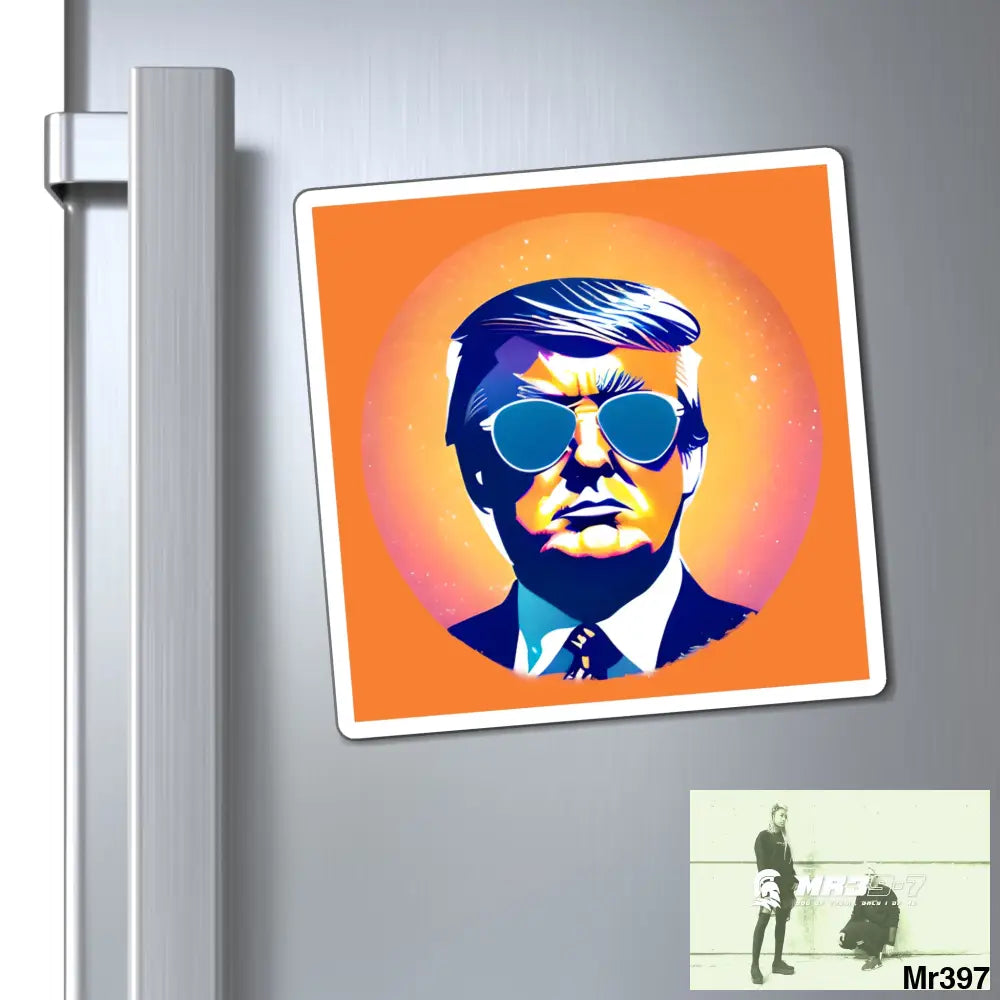 Former President of the USA Donald Trump Looking Cool as Magnet Paper products