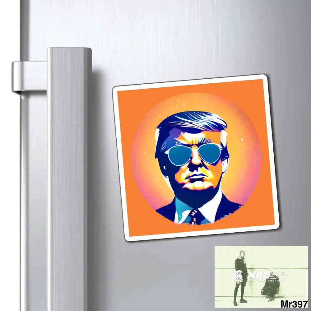 Former President of the USA Donald Trump Looking Cool as Magnet Paper products