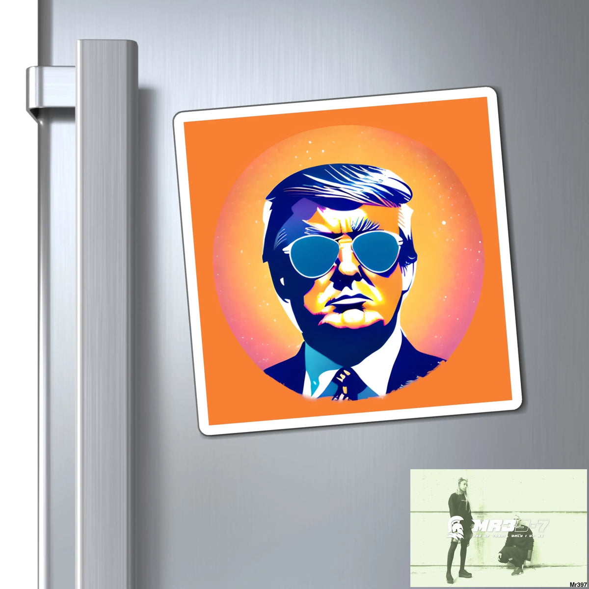 Former President of the USA Donald Trump Looking Cool as Magnet Paper products