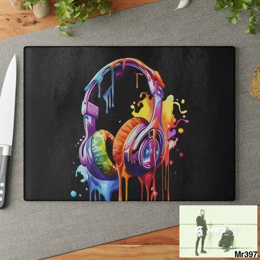 Glass Cutting Board Home Decor