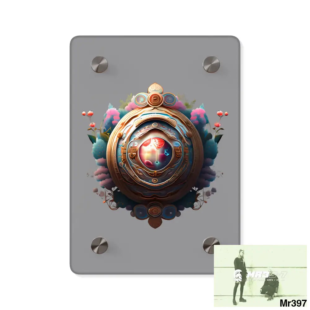 Good Fortune Vision Graphic Acrylic Wall Art Panels 5’’ x 7’’ (Vertical) / 0.25’’ Home Decor