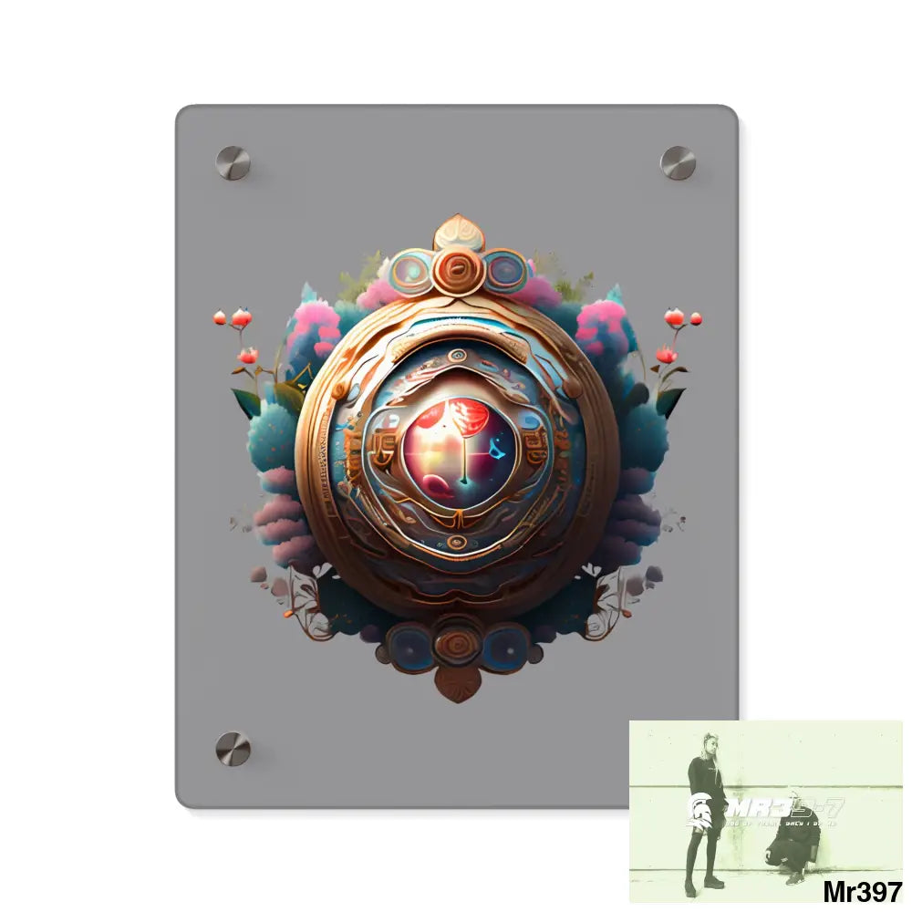 Good Fortune Vision Graphic Acrylic Wall Art Panels 8″ x 10″ (Vertical) / 0.25’’ Home Decor