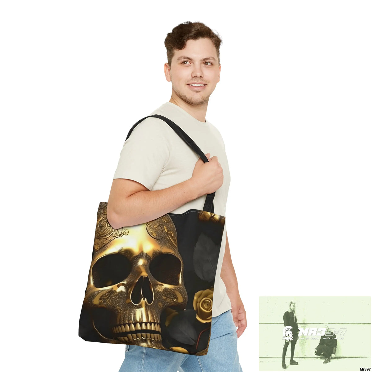 Gothic skulls & Roses Tote Bag (AOP) Bags