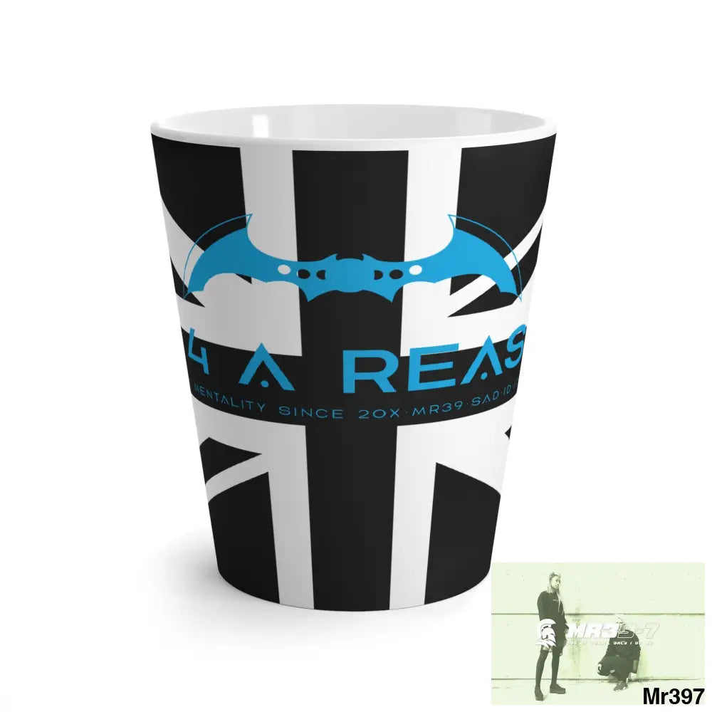 Great Britain Black flag A1 4 A Reason Latte Mug 12oz Mug
