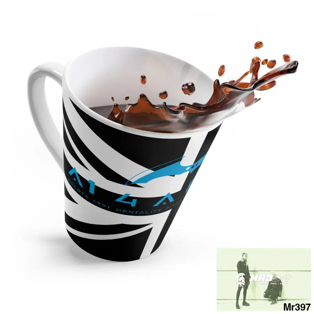 Great Britain Black flag A1 4 A Reason Latte Mug 12oz Mug