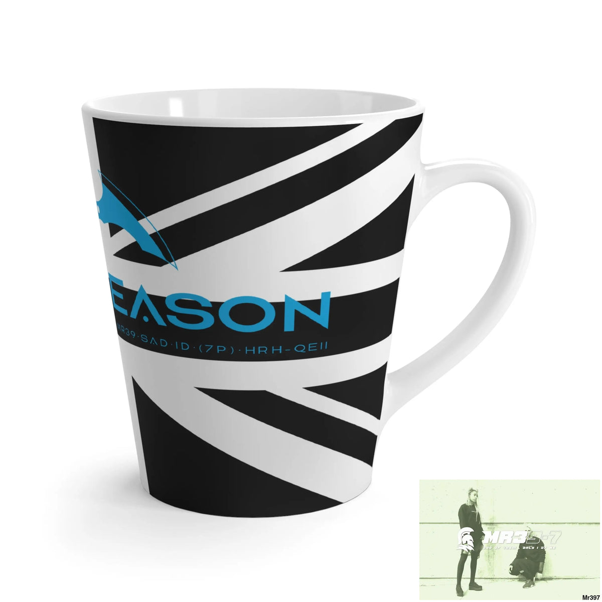 Great Britain Black flag A1 4 A Reason Latte Mug 12oz Mug