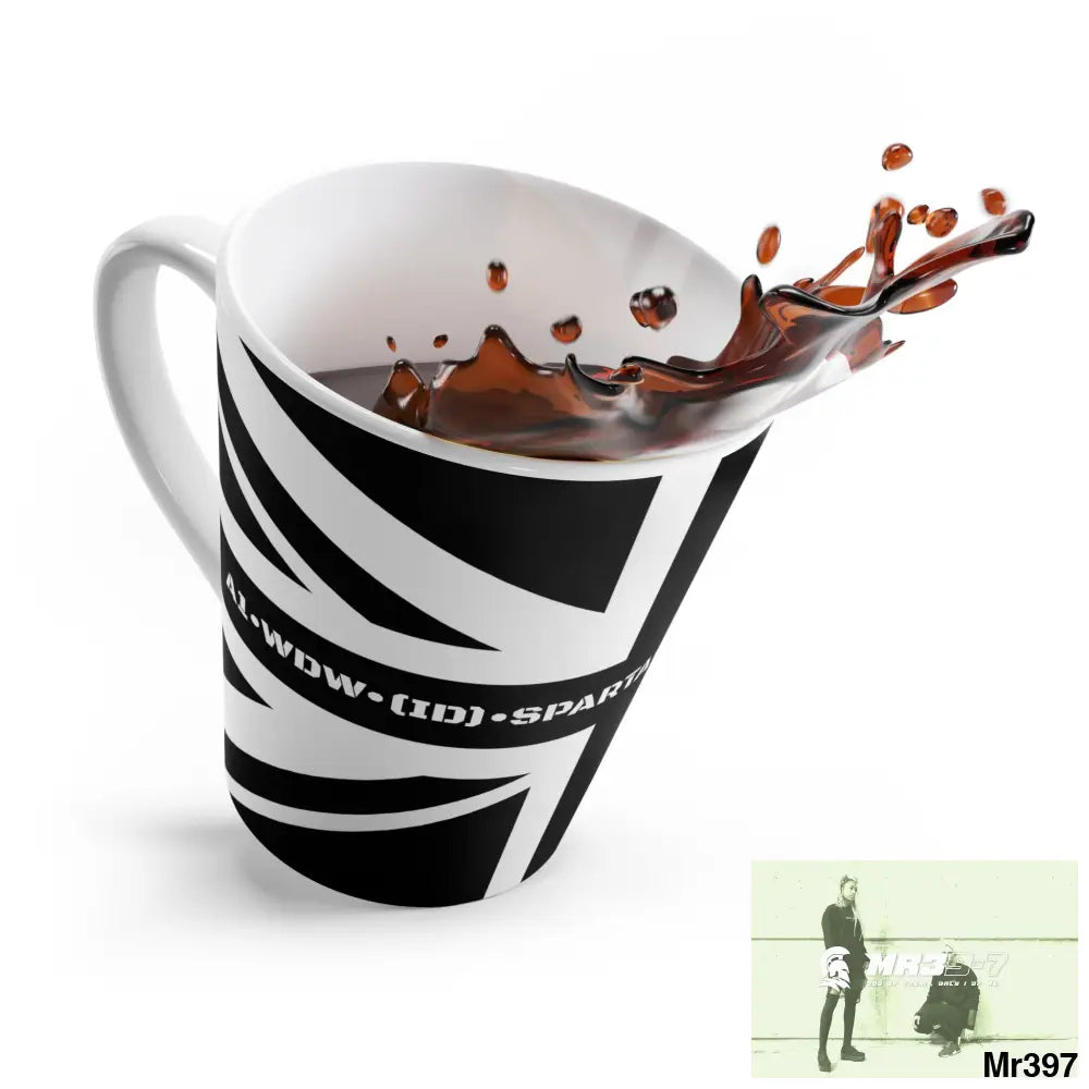 Great Britain Black flag A1 full set mentality Latte Mug 12oz Mug