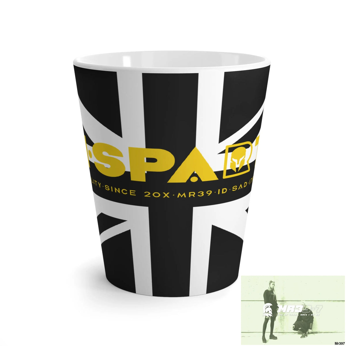 Great Britain Black flag A1-Sparta Latte Mug 12oz Mug