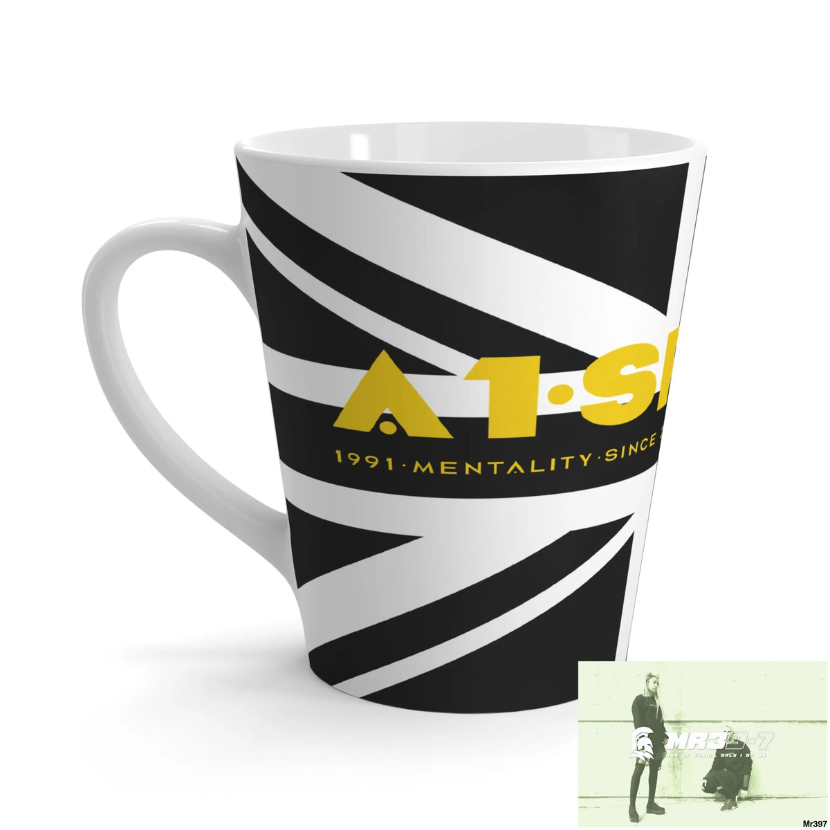 Great Britain Black flag A1-Sparta Latte Mug 12oz Mug