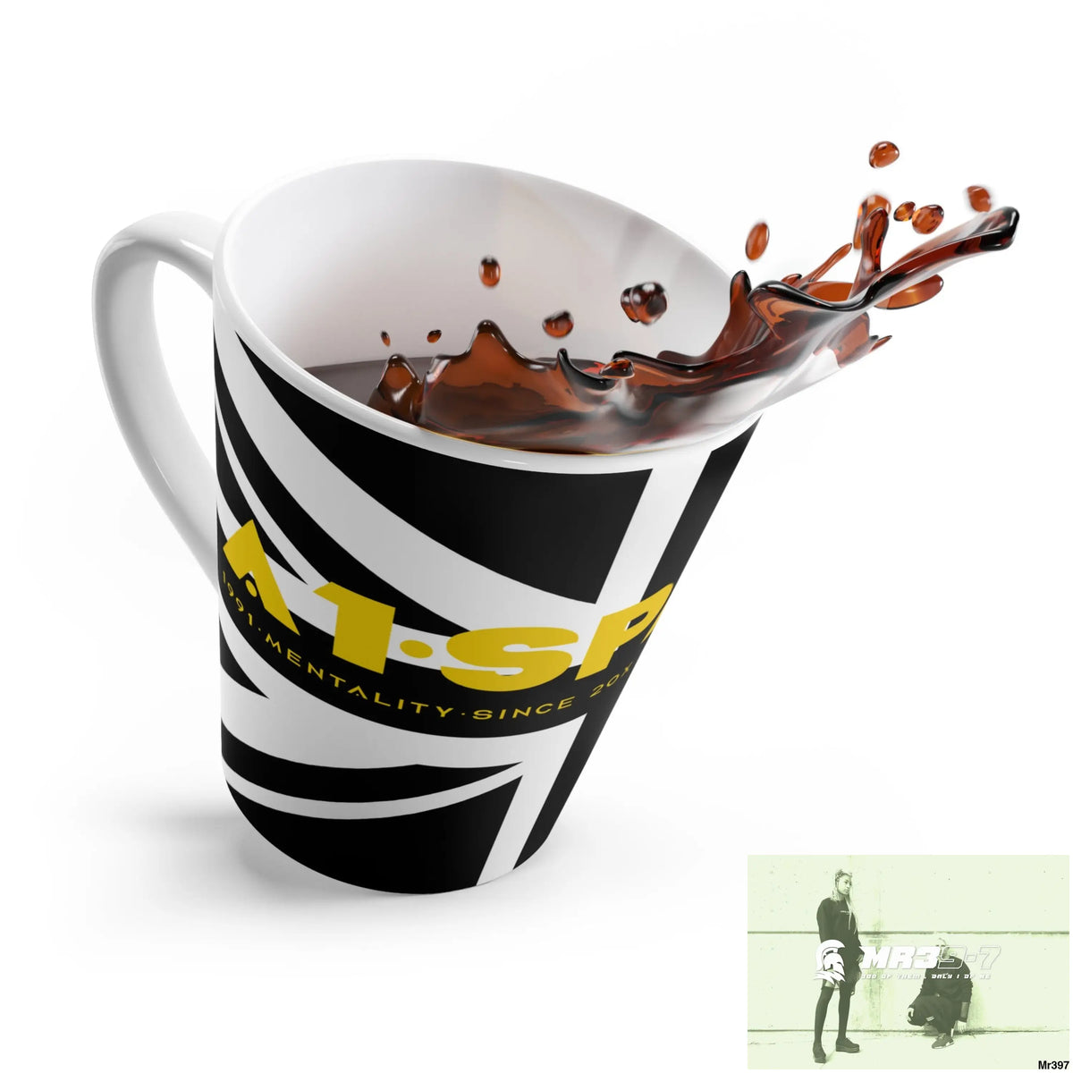 Great Britain Black flag A1-Sparta Latte Mug 12oz Mug