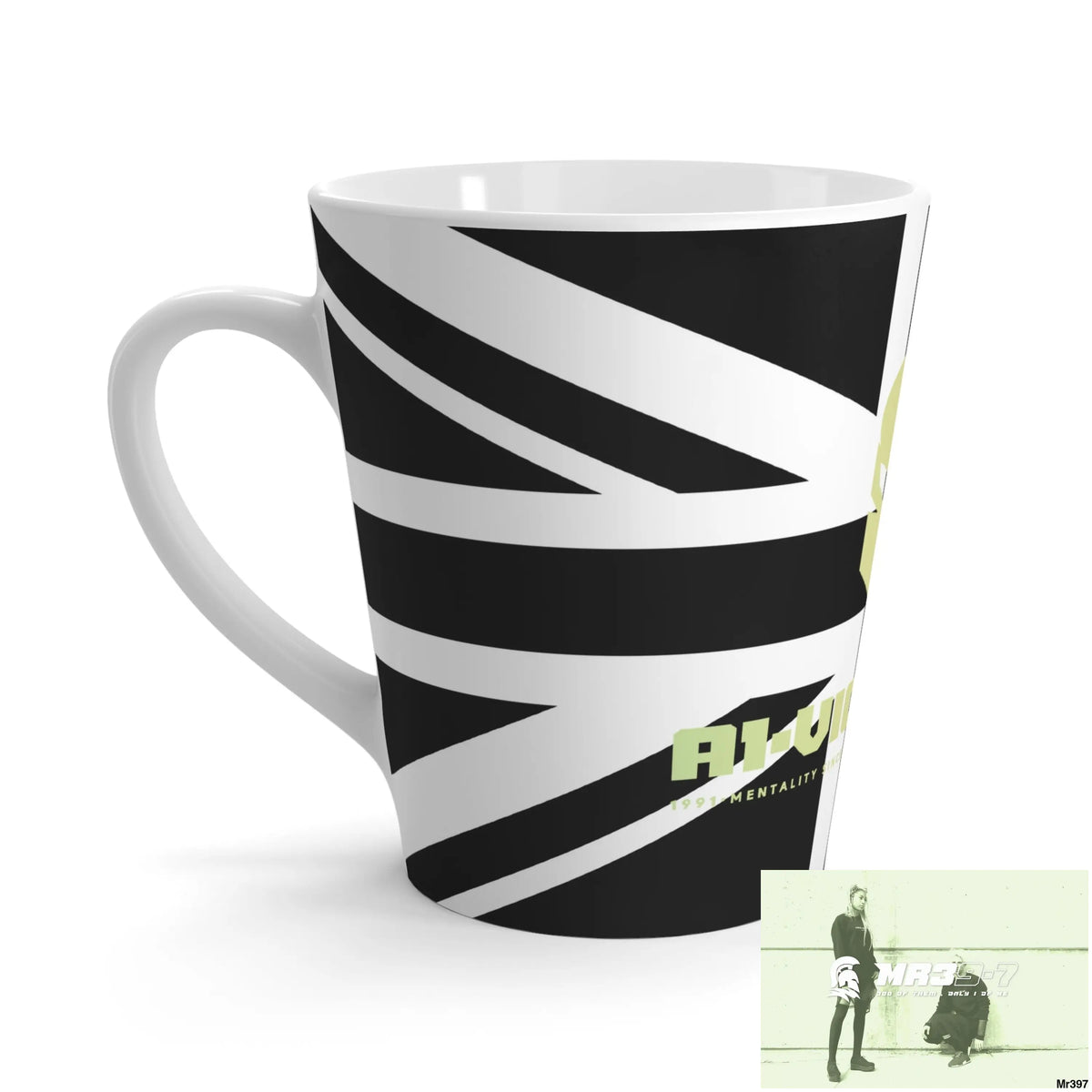 Great Britain Black flag A1-Vigilante Latte Mug 12oz Mug