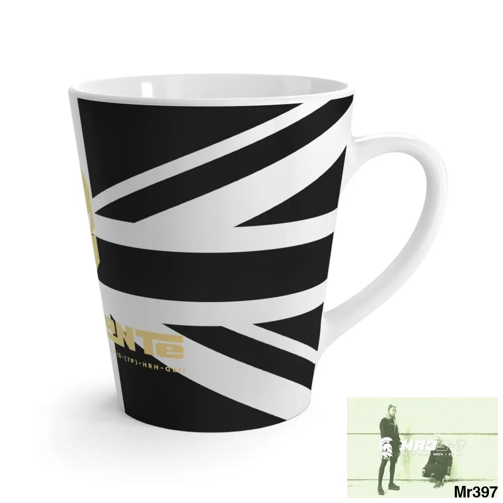 Great Britain Black flag A1-Vigilante Latte Mug 12oz Mug