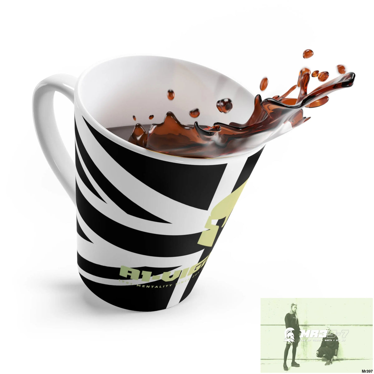 Great Britain Black flag A1-Vigilante Latte Mug 12oz Mug